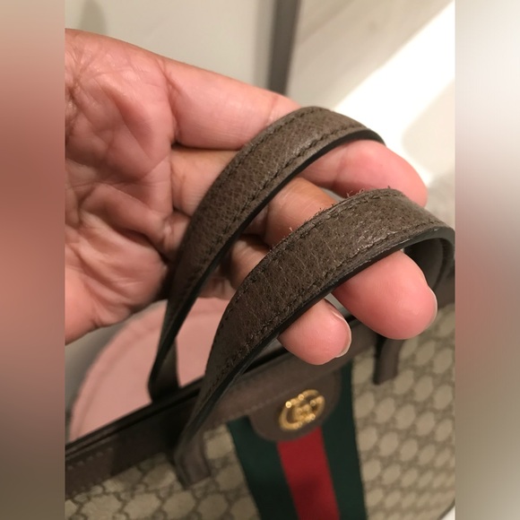 Gucci Large Monogram Structured Tote Handbag - Picture 14 of 16